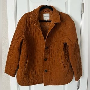Madewell Quilted Corduroy Walton Shirt-Jacket Large
